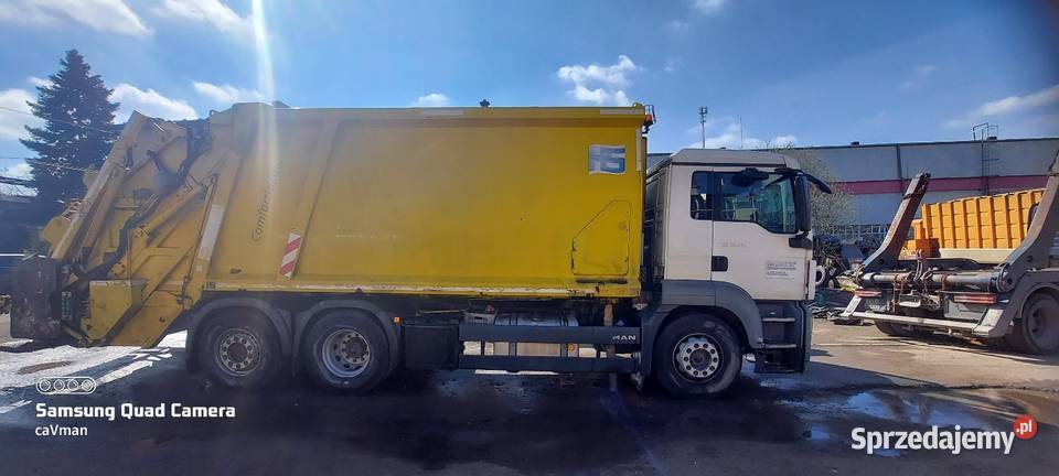 MAN TGA 28320 6X24 LL Śmieciarka tempomat świętokrzyskie Skarżysko-Kamienna sprzedam
