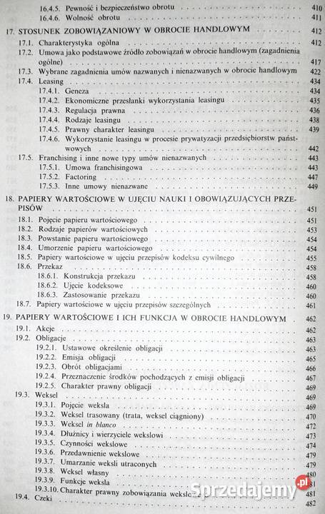 Prawo handlowe Zarys wykładu Kazimierz Kruczalak Chełm