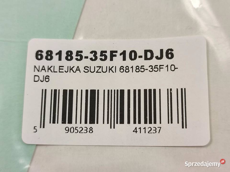 NAKLEJKA NA PRAWY BOCZEK SUZUKI GSXR750 2000