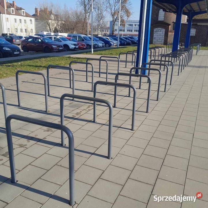Stojak na rowery barierka poręcz 10 Słupki Kościan