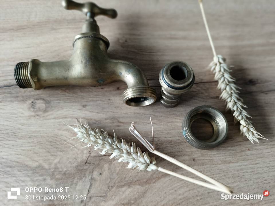 Stary mosiężny kran Pozostałe Sosnowiec