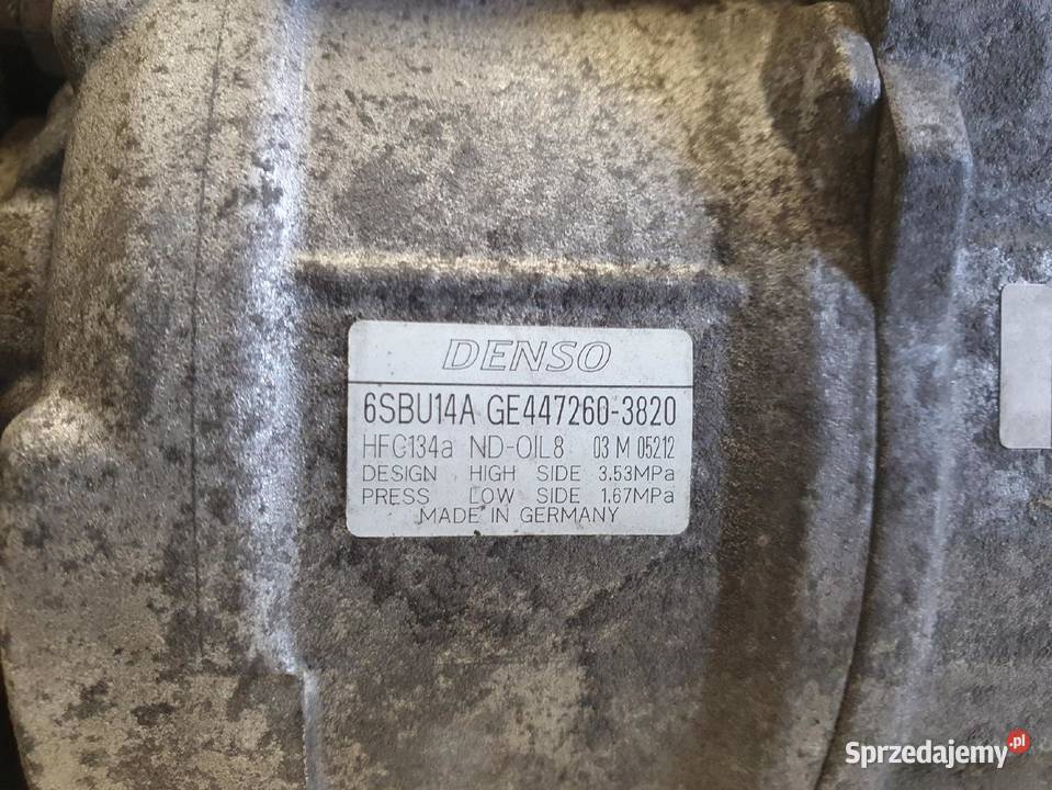 SPRĘŻARKA KLIMATYZACJI BMW E90 E91 20 D pompa Części samochodowe Chełm sprzedam