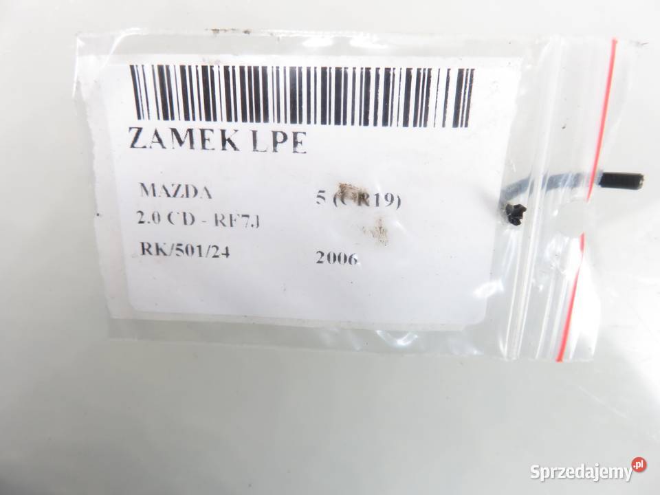 ZAMEK LEWY PRZEDNI MAZDA 5 CR19 6 PIN