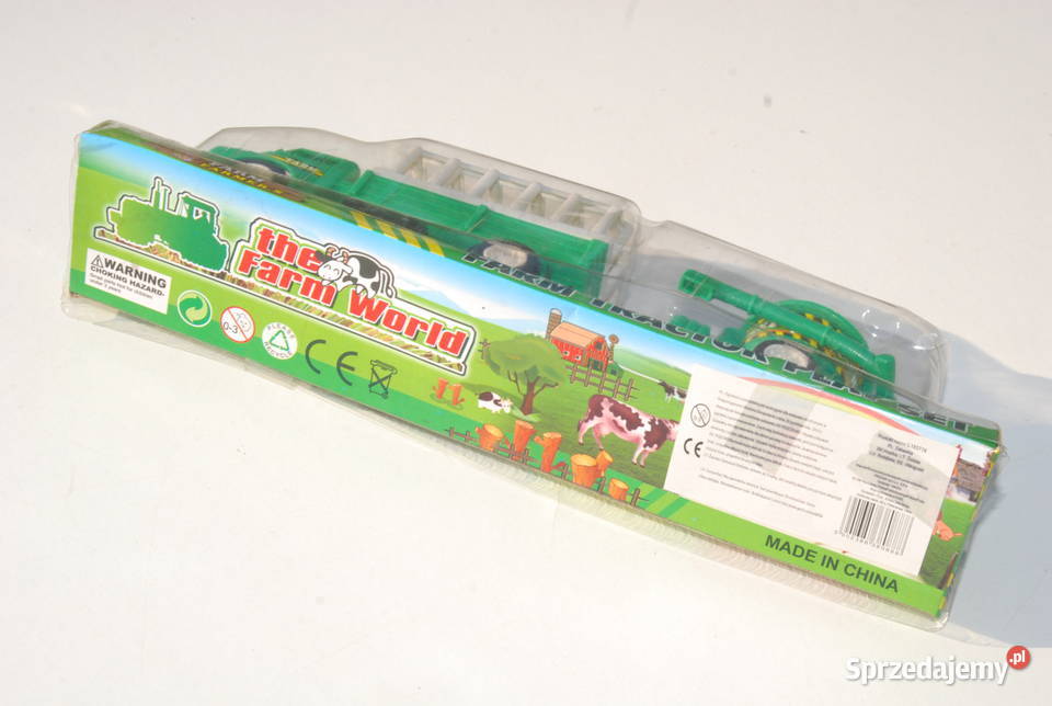 Zabawka ciężarówka do transportu zwierząt siana śląskie Cieszyn