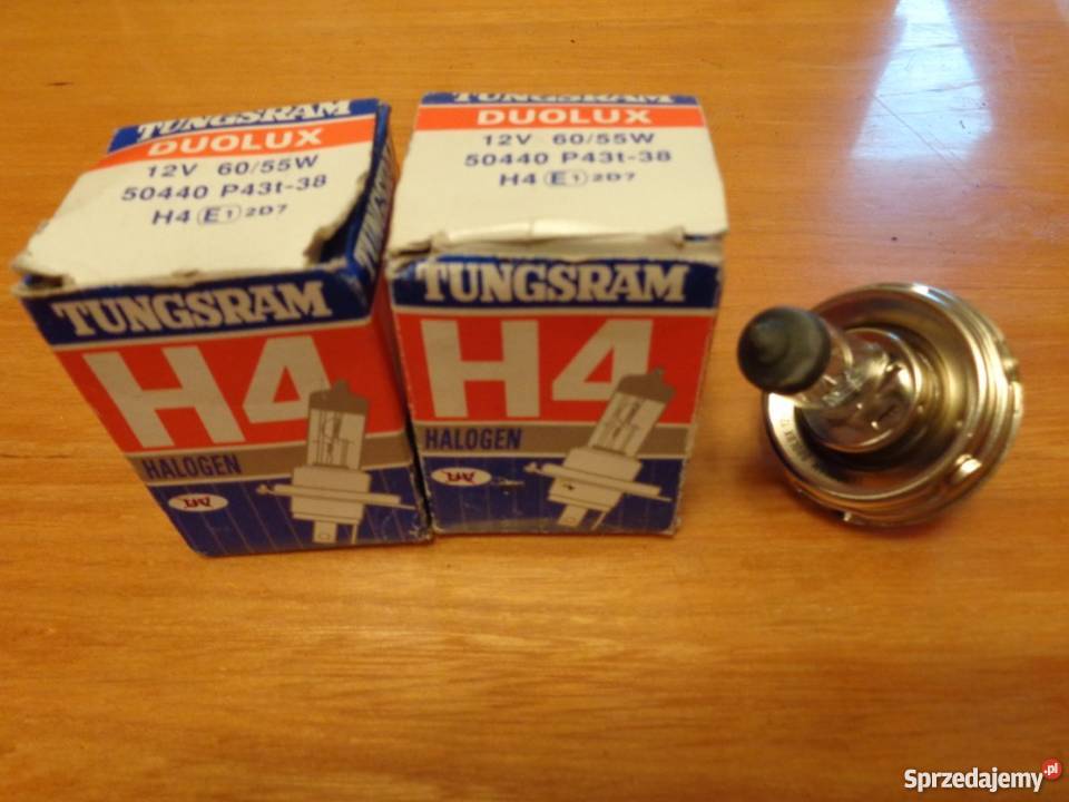 Tungsram H4 6055W stary typ żarówki