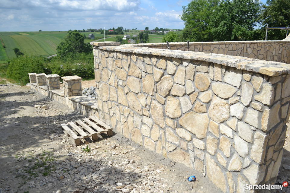 Ogrodzenia z kamienia Mury z kamienia Kamień Olkusz