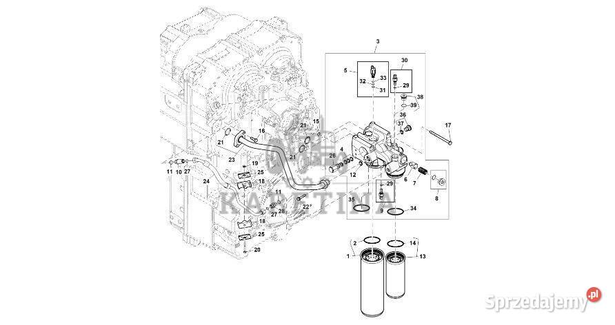 John Deere 9470RX Zawór elektromagnetyczny wielkopolskie Jastrzębniki