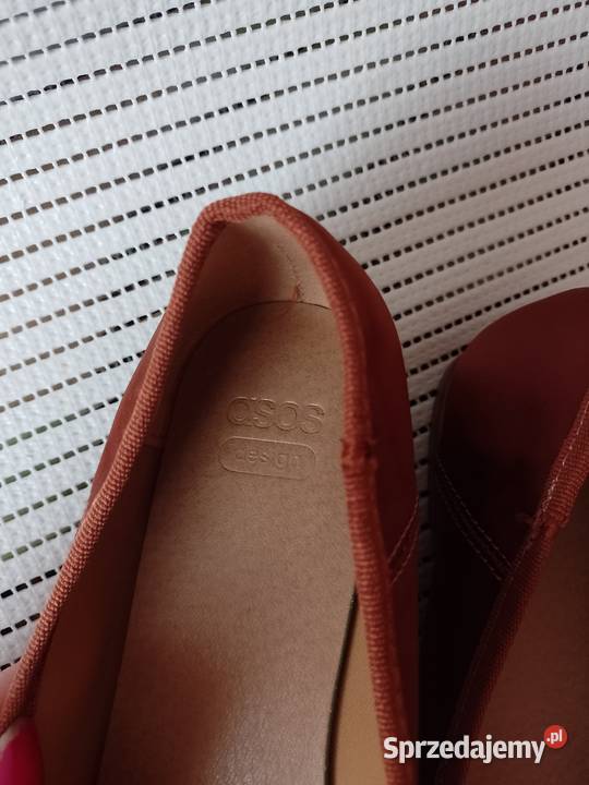 40 ASOS Brązowe baleriny biznesowe z Londynu Kraków sprzedam