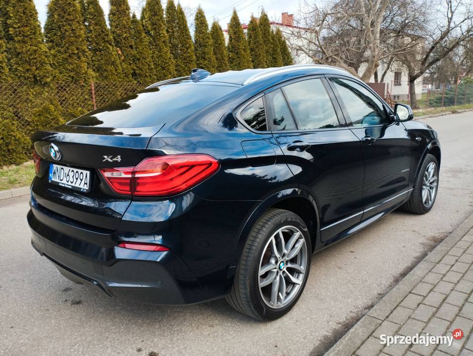 BMW X4 Mpakiet Navi 4x4 Kamera przebieg 124 mazowieckie