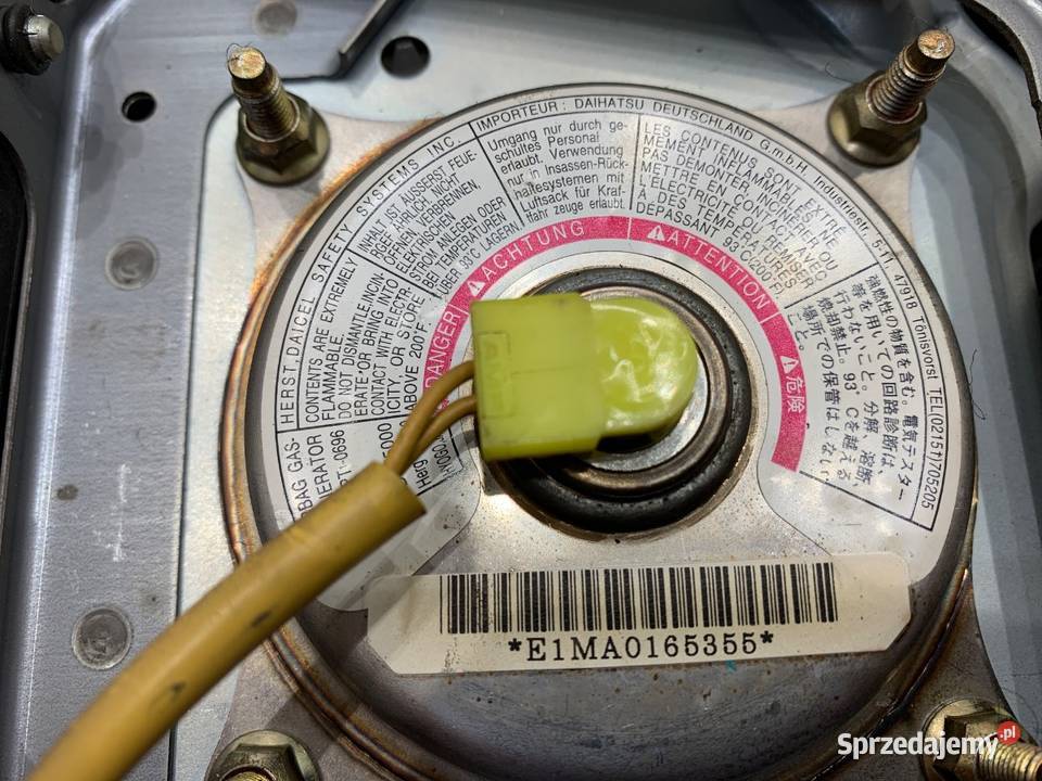 PODUSZKA POWIETRZNA KIEROWCY DAIHATSU YRV AIRBAG osobowe