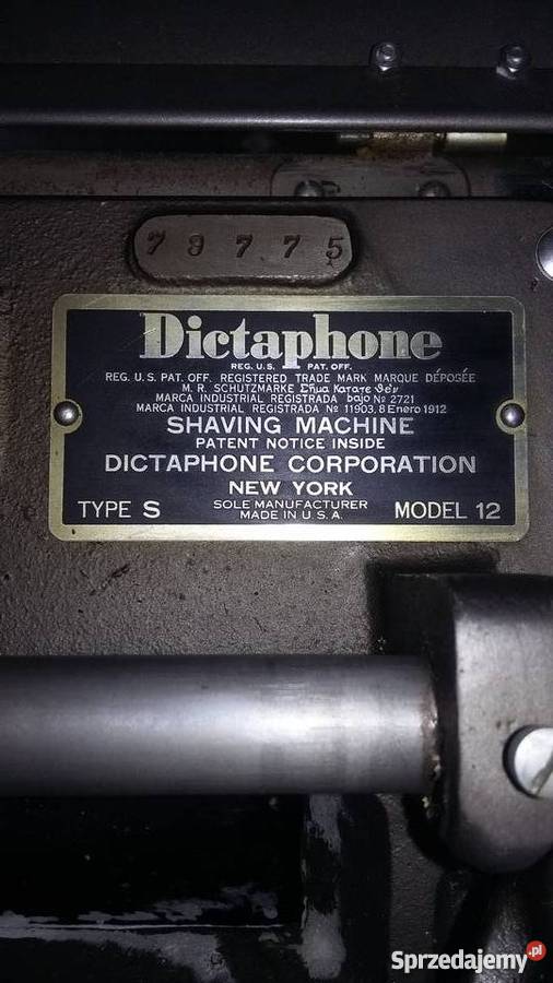 Dyktafon mechaniczny USA lata 20 eksponat Pozostałe Lublin sprzedam