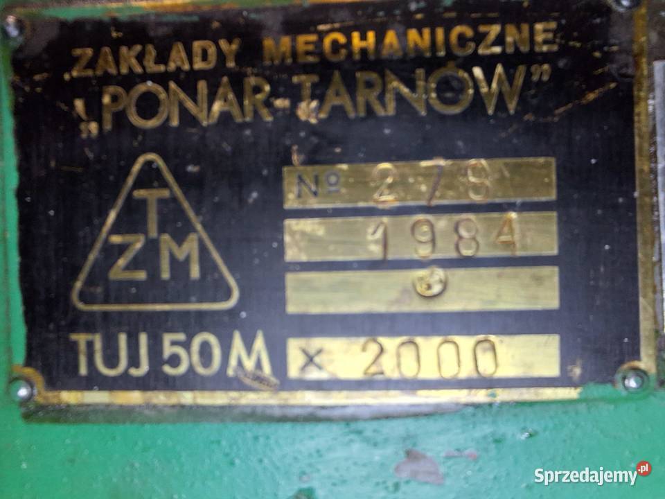 Tokarka TUJ 50 M x 2000 Pcim