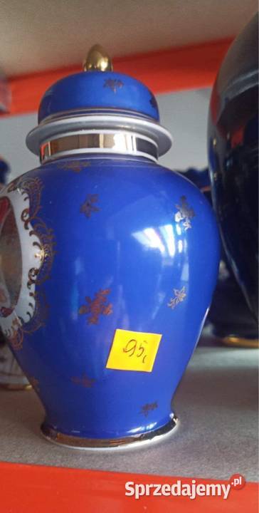 Amfora kobaltowa Zeh Sherzer Z Marią Antoniną Gdańsk