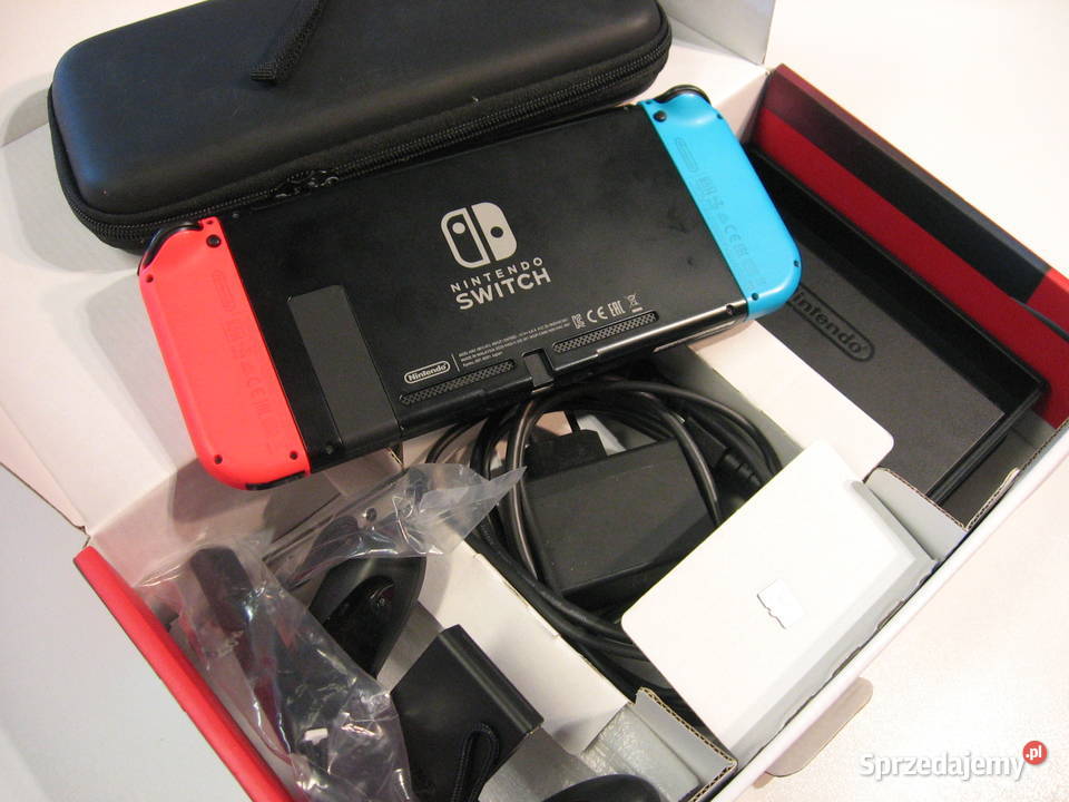 Konsola Nintendo Switch Karta 64GB Futerał Gry komputerowe i konsolowe Opole