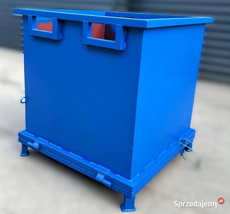 Kontener z otwieranym dnem samowyładowczy 1m3 na Biznes i Przemysł Niedrzew Pierwszy