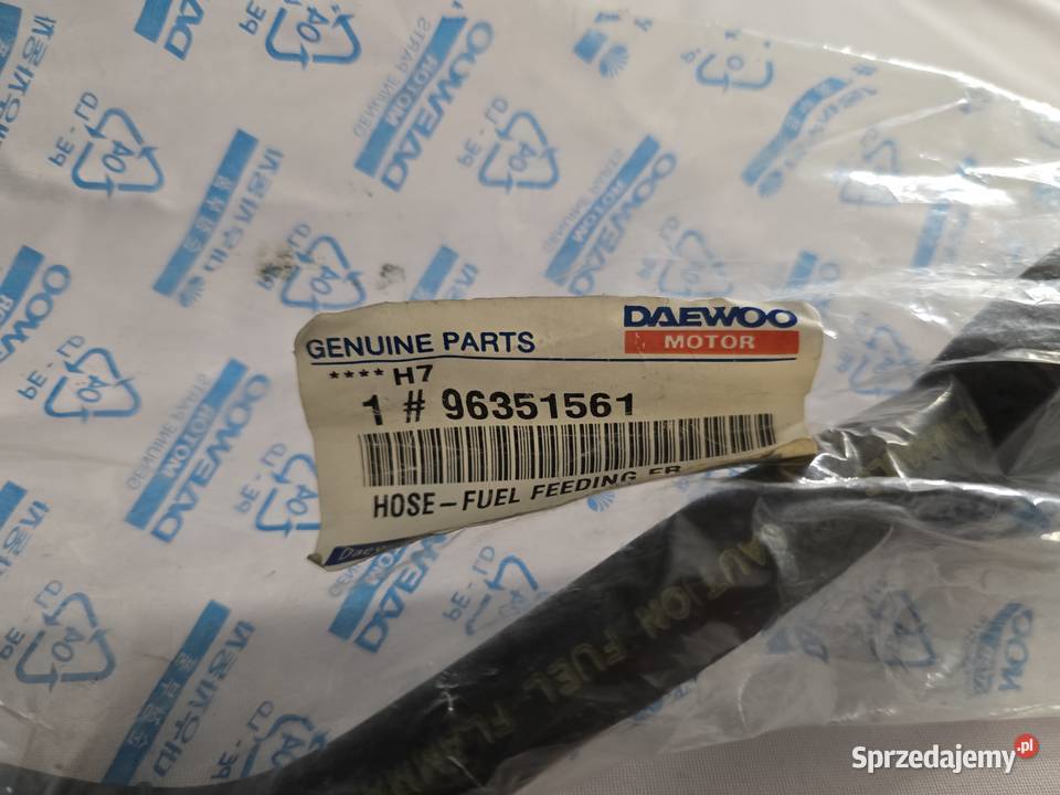 Przewód paliwa Daewoo Nexia 15 8v SOHC 96351561 osobowe Lublin
