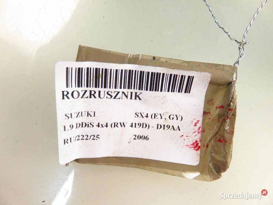 ROZRUSZNIK SUZUKI SX4 19 DDiS 0001108202