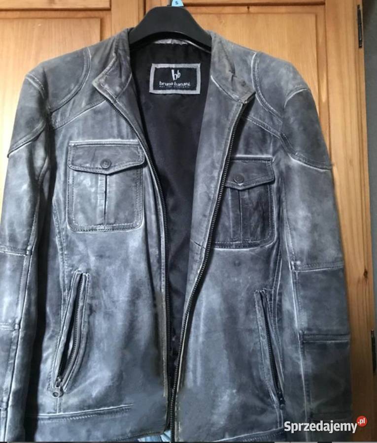 Kurtka Skórzana Bruno Banani Leather Vintage Poraj sprzedam