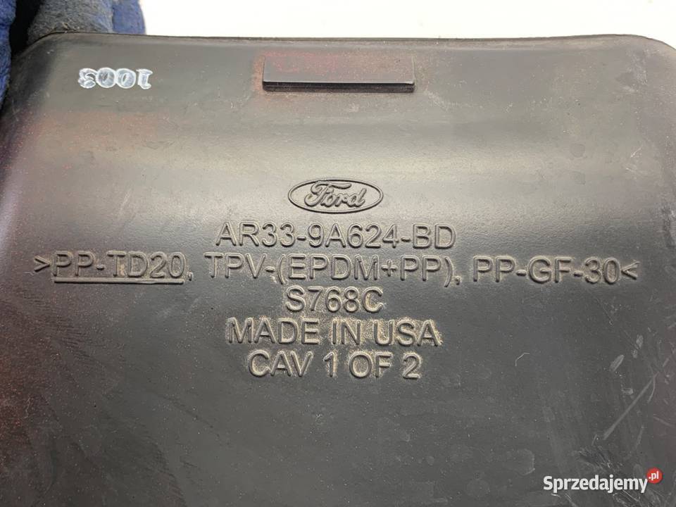 KIEROWNICA WLOT POWIETRZA FORD MUSTANG V