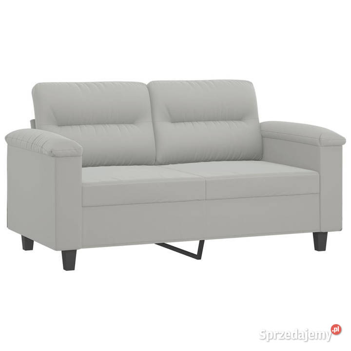 2osobowa sofa z poduszkami jasnoszara 120 Warszawa