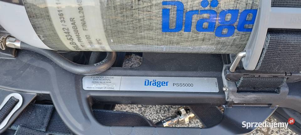 Aparat oddechowy Drger PSS 5000 Kompletny Butla Szprotawa sprzedam