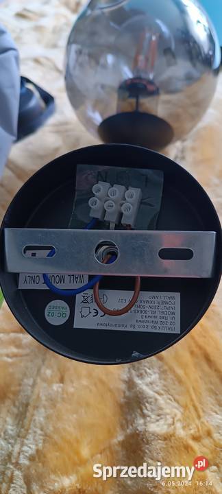 Para pięknych kinkietow Tuchola sprzedam