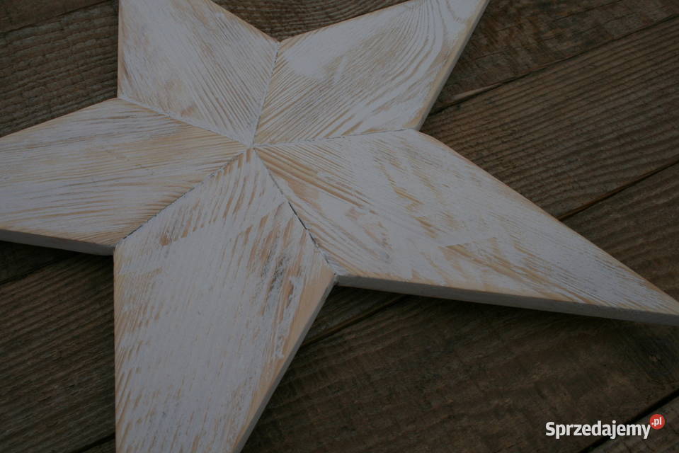 Gwiazdy drewniane rustykalne 3 sztuki zestaw Mielec sprzedam