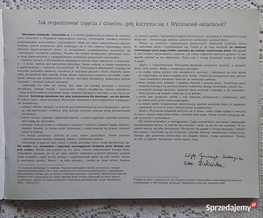Entliczek pentliczek wycinankiskładanki cz2 miękka mazowieckie Małkinia Górna
