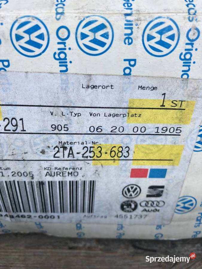 Rura wydechowa VW L80 nieużywana 2TA253683 Kłodzko