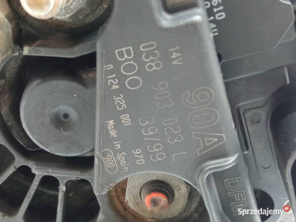 ALTERNATOR 038903023L 18 20V Seat Toledo II Układ elektryczny silnika