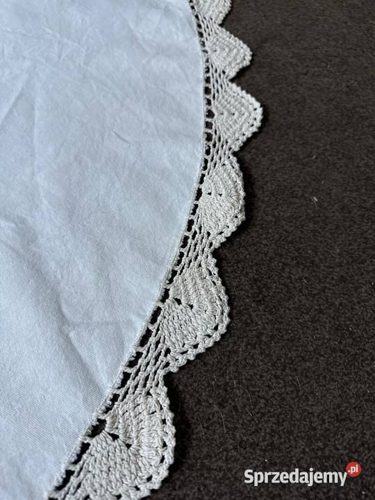 obrus owalny szydełkowy rękodzieło Zabrze
