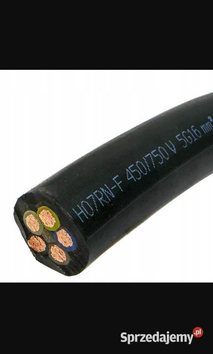 Kabel w gumie 5 x 16 mm2 małopolskie Kraków
