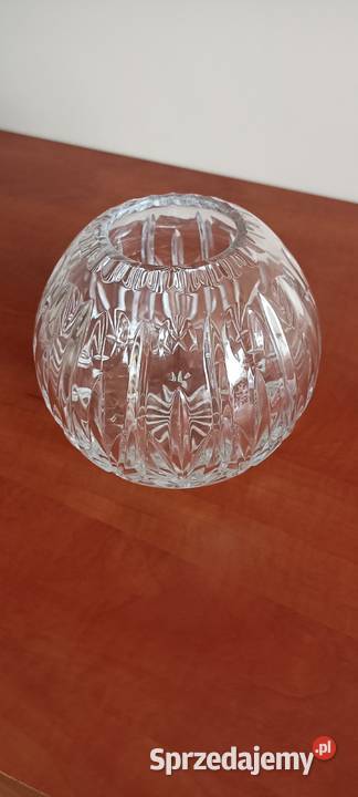 Kryształowy wazon kula kujawsko-pomorskie Złotniki Kujawskie sprzedam