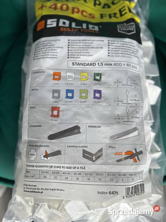 System poziomowania płytek 440 15 mm Opoczno