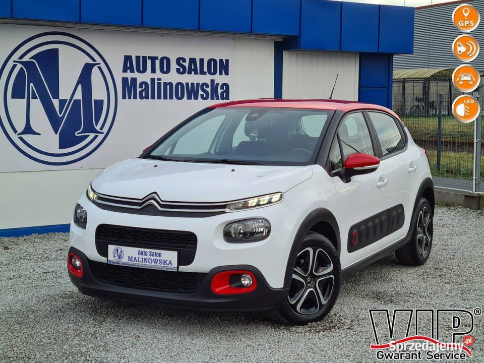 Citroen C3 Navi PDC Klimatronik Led Asystent centralny zamek Wągrowiec sprzedam