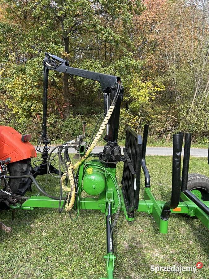 Przyczepa leśna przyczepa zrywkowa Farma T6 Nowy Sącz