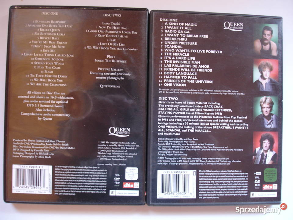 QUEEN Greatest Video Hits 12 4DVD rock Zielona Góra