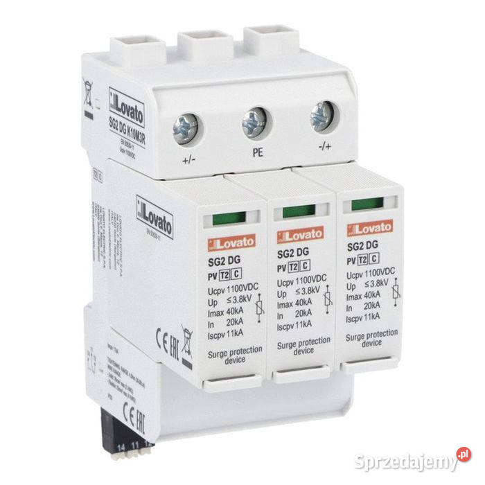 Ogranicznik przepięć C typ 2 1100 V DC LSC PV