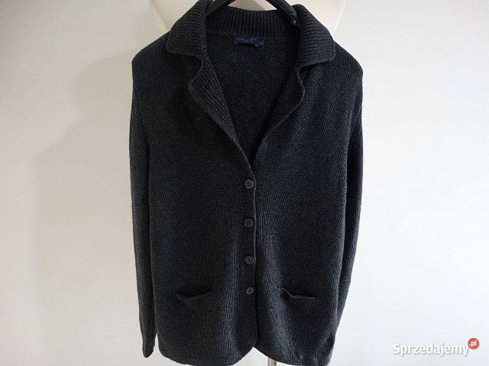 Sweter Kardigan Wełniany Kaszmir Wełna Merino Rozmiar 40(L) podlaskie Łomża