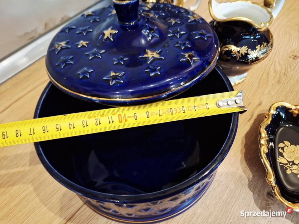 Bomboniera kobaltowa gwiazdki Świeta warmińsko-mazurskie Braniewo