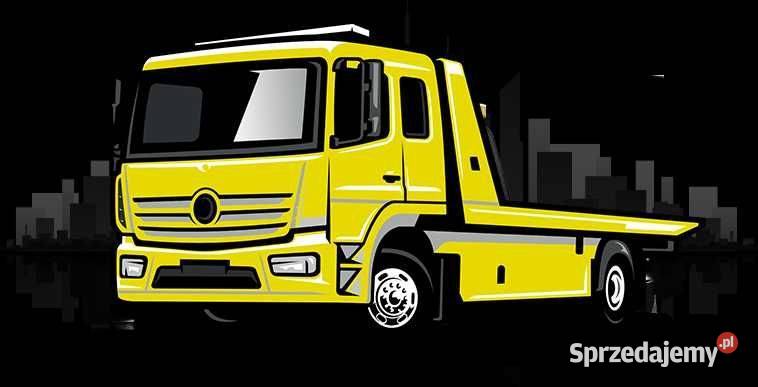 Pomoc drogowa Autolaweta transport maszyn usługi lubelskie Mełgiew