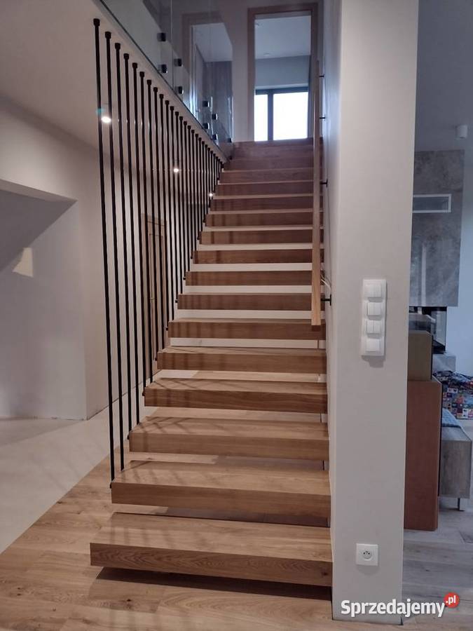 Schody wewnętrzne samonośne i na beton łódzkie Gręboszów