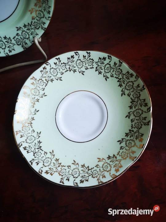 Filiżanka z talerzykami Adderley England Porcelana i szkło Gdańsk