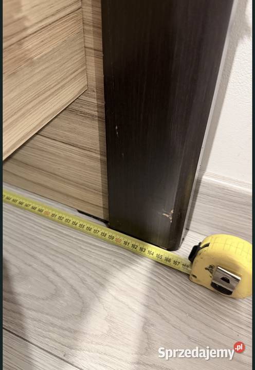 Łóżko drewniane 160x200 z 2 szafkami nocnymi ze Kraków sprzedam