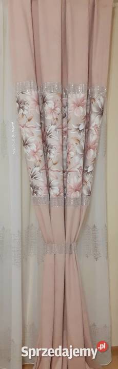 Zasłony welurowe pudrowy róż Dom i Ogród Mława