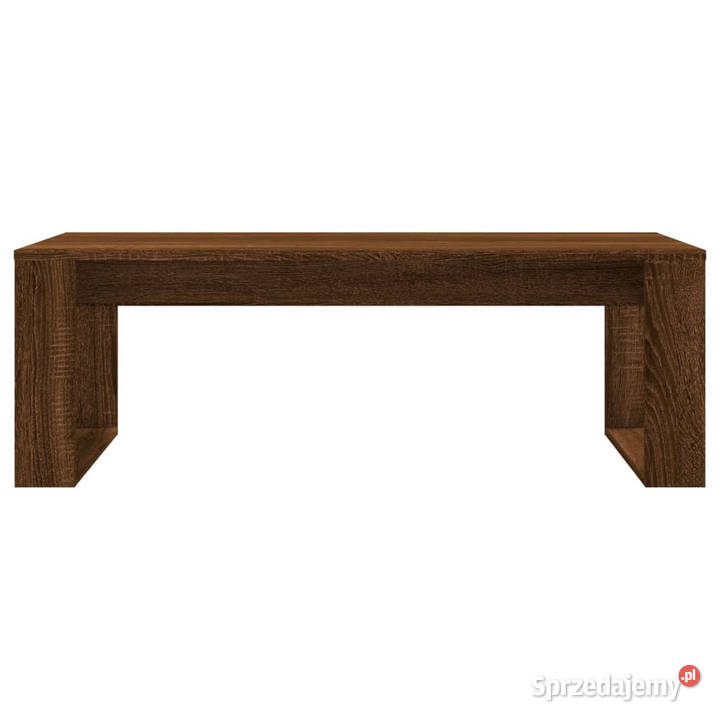 Stolik kawowy brązowy dąb 102x50x35 materiał mazowieckie Warszawa
