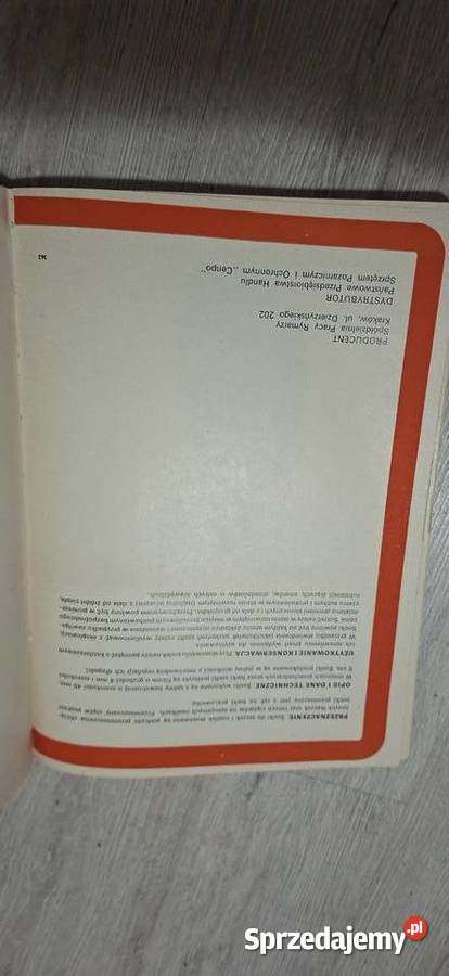 Unikatowy Katalog CENPO 1976 Sprzęt Ochrony Kalisz