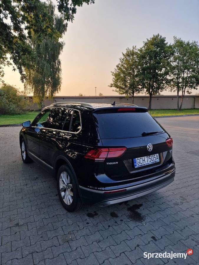Tiguan 2017r 20 tdi 190 4x4 dsg highline zamiana Chojnice
