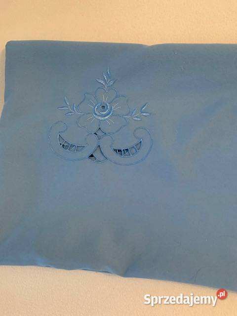 Obrus niebieski haftowany 178137 wiskoza Częstochowa sprzedam