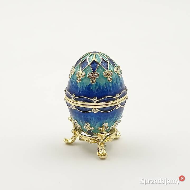 Jajko jajo faberge pojemniki szkatułka Akcesoria do biżuterii Zawiercie